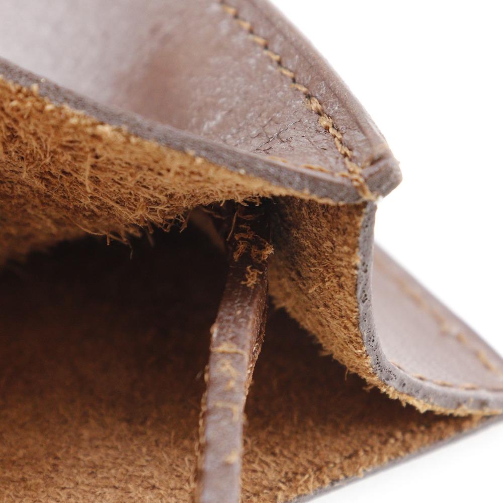 Hermes Omenito Umhängetasche Braun Kalbsleder Unisex Gebraucht