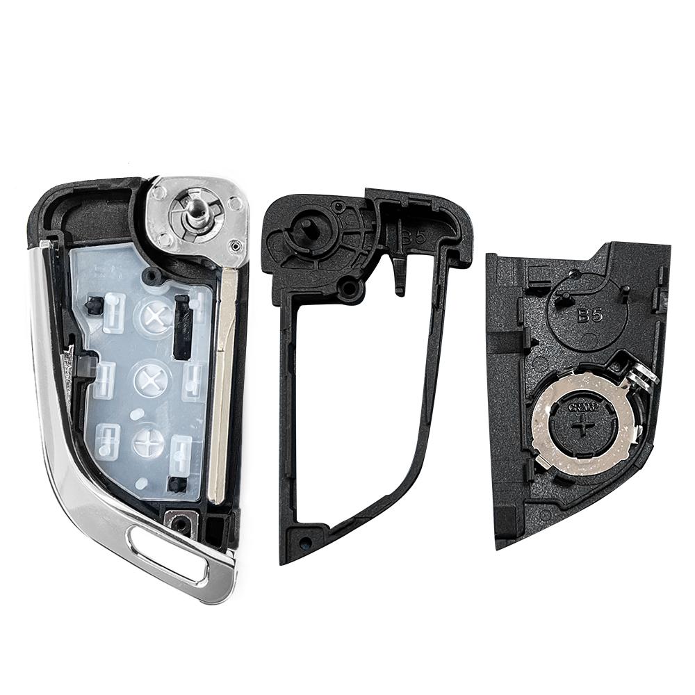 Coque de clé de voiture pliable à bascule neuve modifiée 2/3 boutons pour Volkswagen pour VW Golf 4 5 Passat B5 B6 Polo Touran pour Seat Skoda