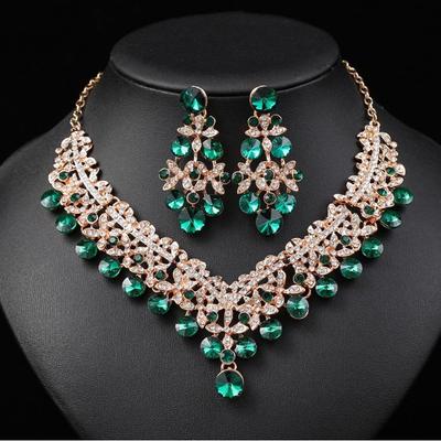 Bridal Necklace & Earring Set for Weddings & Evenings