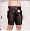 Sexy Öl Glänzend Glatt Shorts Für Männer Beule Beutel Formwäsche Hohe Elastizität Durchsichtig Transparent Boxer Gym Mann Kleidung Leggings Schlank