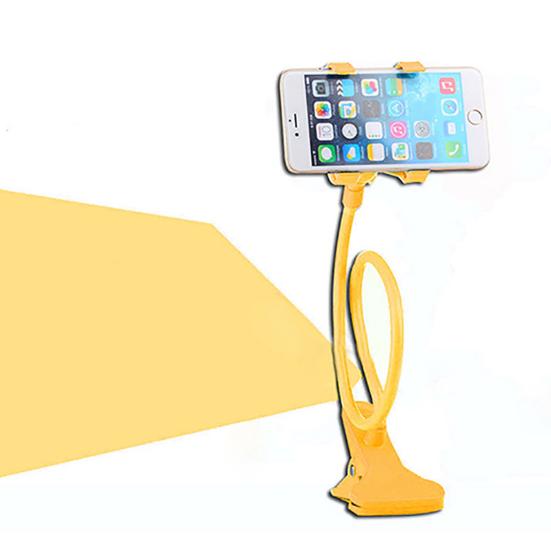 Uniwersalny uchwyt stojakowy 360 stopniowy leniwy uchwyt łóżkowy biurkowy samochodowy na telefon