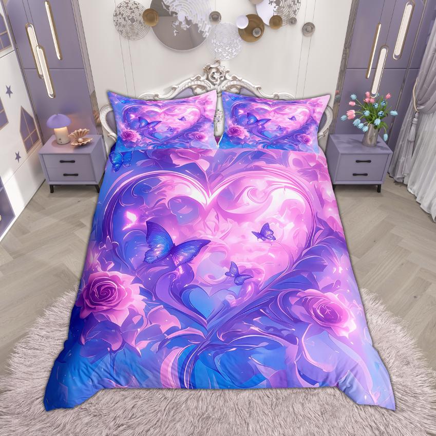 Comforter Homewish Chic Butterfly For Girls Flower Floral Bedding Set Animal Wildlife Set