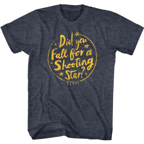 Train Drops Of Jupiter Lyrics T-Shirt - Blue Unisex T-Shirt S