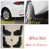 Auto Front Rear Fenders Mud Flaps 4PCS Fit For Toyota Corolla  -  Exterior Refit Kit Splash Guards Mudflaps Accessories