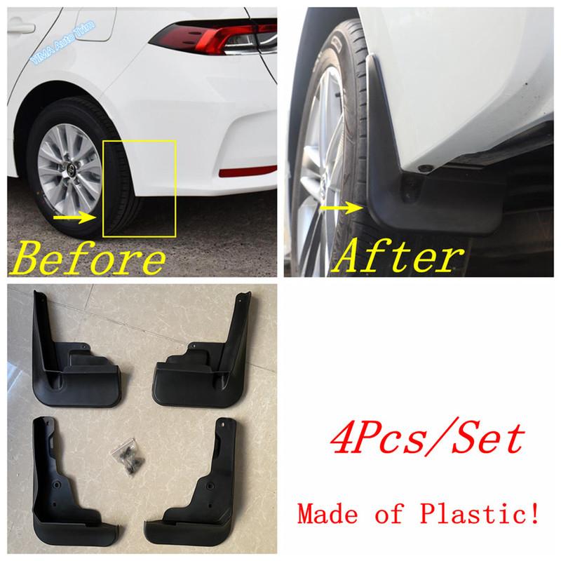 Auto Front Rear Fenders Mud Flaps 4PCS Fit For Toyota Corolla - Exterior Refit Kit Splash Guards Mudflaps Accessories