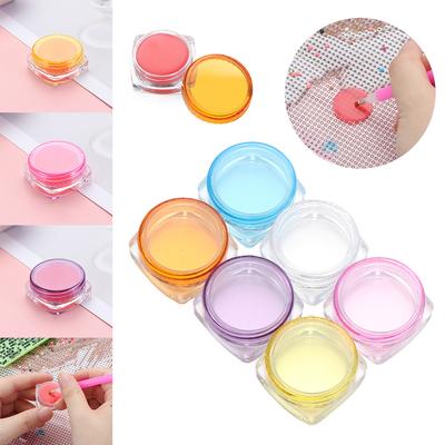 Storage Container Embroidery Nail Art Tools Drilling Mud Diamond Painting Glue Clay Point Drill Pen