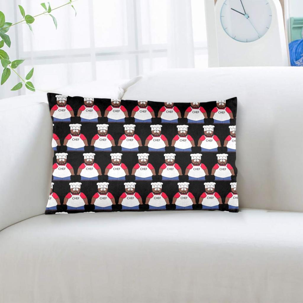 Chef Southpark Rectangle Pillowcase Cushion Cover Decorative Bedroom Bed Home Comfort Throw Pillow
