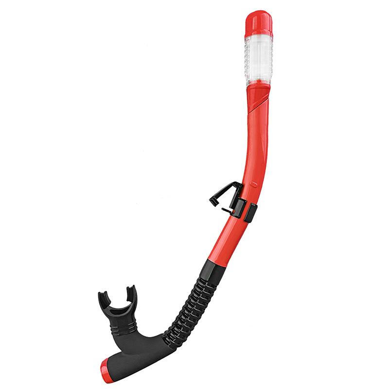 Trockenschnorchel - 100% Erstickungssicher, Automatisches Dichtventil, 180°Flexschlauch, BPA-Frei, für Erwachsene Schwimmen/Tauchen (53cm/20.8")