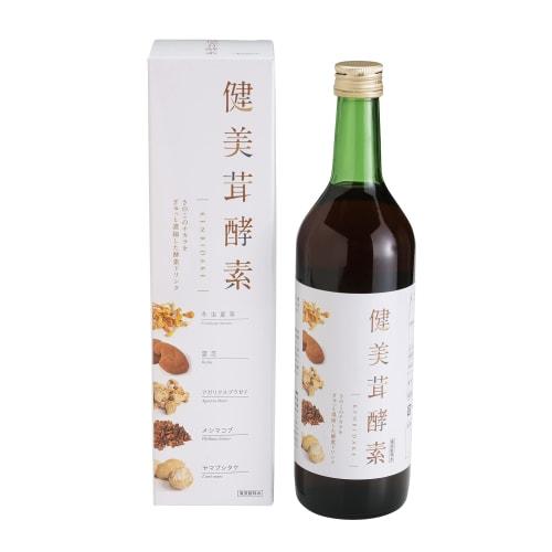 Kenbitake Mushroom Enzyme Drink, 720ml, for Fasting and Diets, Additive-Free, Made with Domestic Ingredients