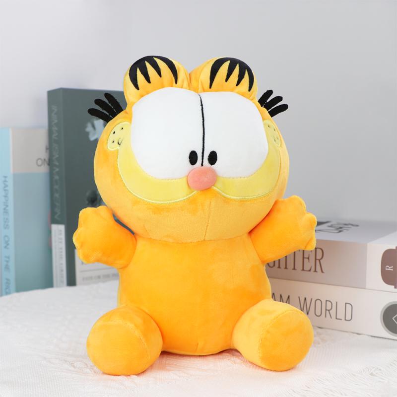 2026 Jouets en Peluche Kawaii Famille Originale de Garfield Chat Garfield Mignon Doux Odie Animaux en Peluche Poupées Peluches Cadeaux pour Enfants