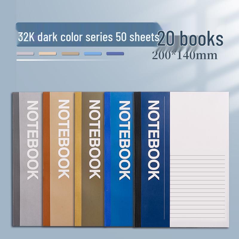 30 Super Thick B5 Soft Cover College Notebooks - Ideal for Classroom Notes & Diaries