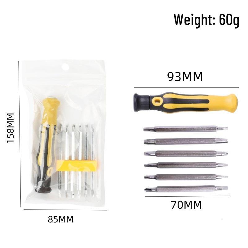 5-in-1 Electrician s Insulated Screwdriver Set - Phillips & Flathead, Multi-Functional and Strong Magnetic