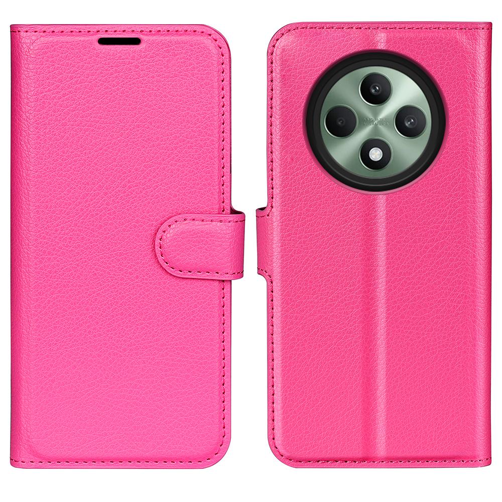 For Oppo Reno12 F 5G Phone Case Litchi Texture Anti-Drop Leather Wallet Cover