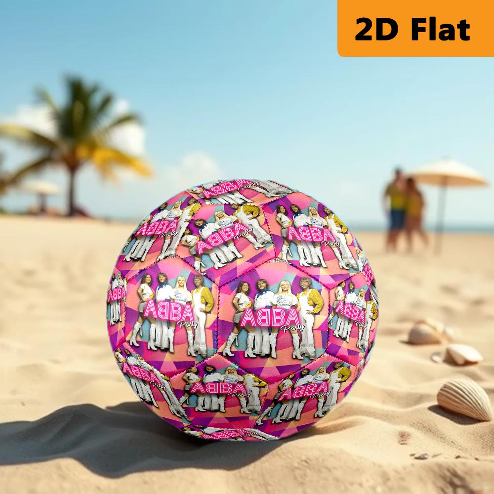 ABBA Iconic Music Legacy Soccer Ball Suitable for Both Training and Competition High Elasticity Outdoor Sports No. 5 Football Training Football