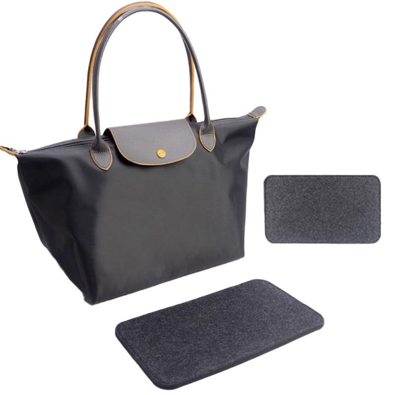 4Pcs Protective Bag Bottom Shaper Pads With Round Corners Practical Felt Insert For Purse Backpack Travel Organizer