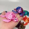 3D Printed Turtle Figurines Movable Joints Creative Collection Desktop Decoration Ornaments Holiday Gifts