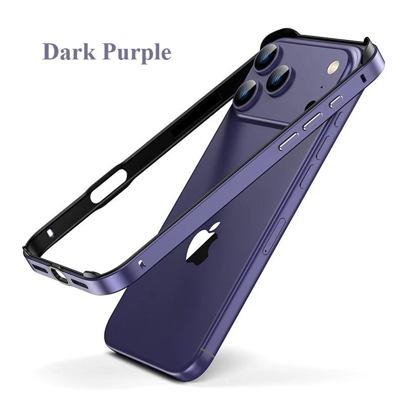 Custodia in lega di alluminio con dissipazione del calore per iPhone 17 Pro Max Air 16 15 14Plus 13 Robusta Sottile Antiurto Bumper Cover Protettiva