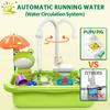 Baby Kitchen Toy Dish Wash Sink Electric Dishwasher for Playing Pretend Role Play Housework Early Educational Toys for Children
