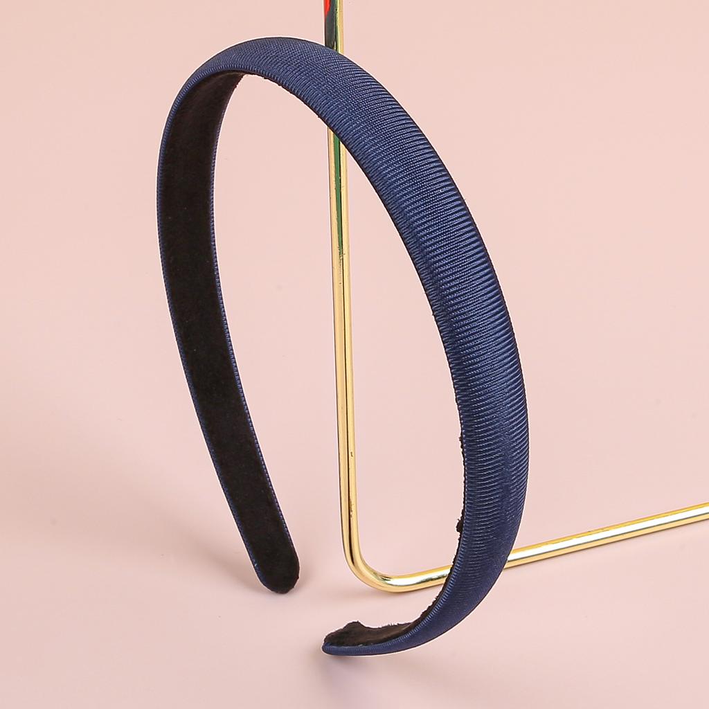 1/5pcs Plain 1.5CM Wide Headband Girls Fabric Covered Resin Hairbands Plastic Hair Hoop Kids Elastic Bands Hair Accessories