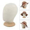 21" Block Head Manikin W/ Stand for Displaying Hats, Caps, Headphones, Jewellery, Glasses, Wigs