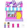 Mattel Polly Pocket Doll Pollyville Sweet Shop Set HNB03