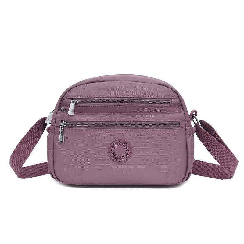 Damska torba na ramię z wieloma kieszeniami Lekka nylonowa torba crossbody dla mam w średnim wieku