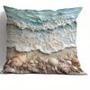 Beach Wave & Shells Pillow CoverSuitable for Sofa Car Bedroom Decorative Cushion Cover Pillow Cover