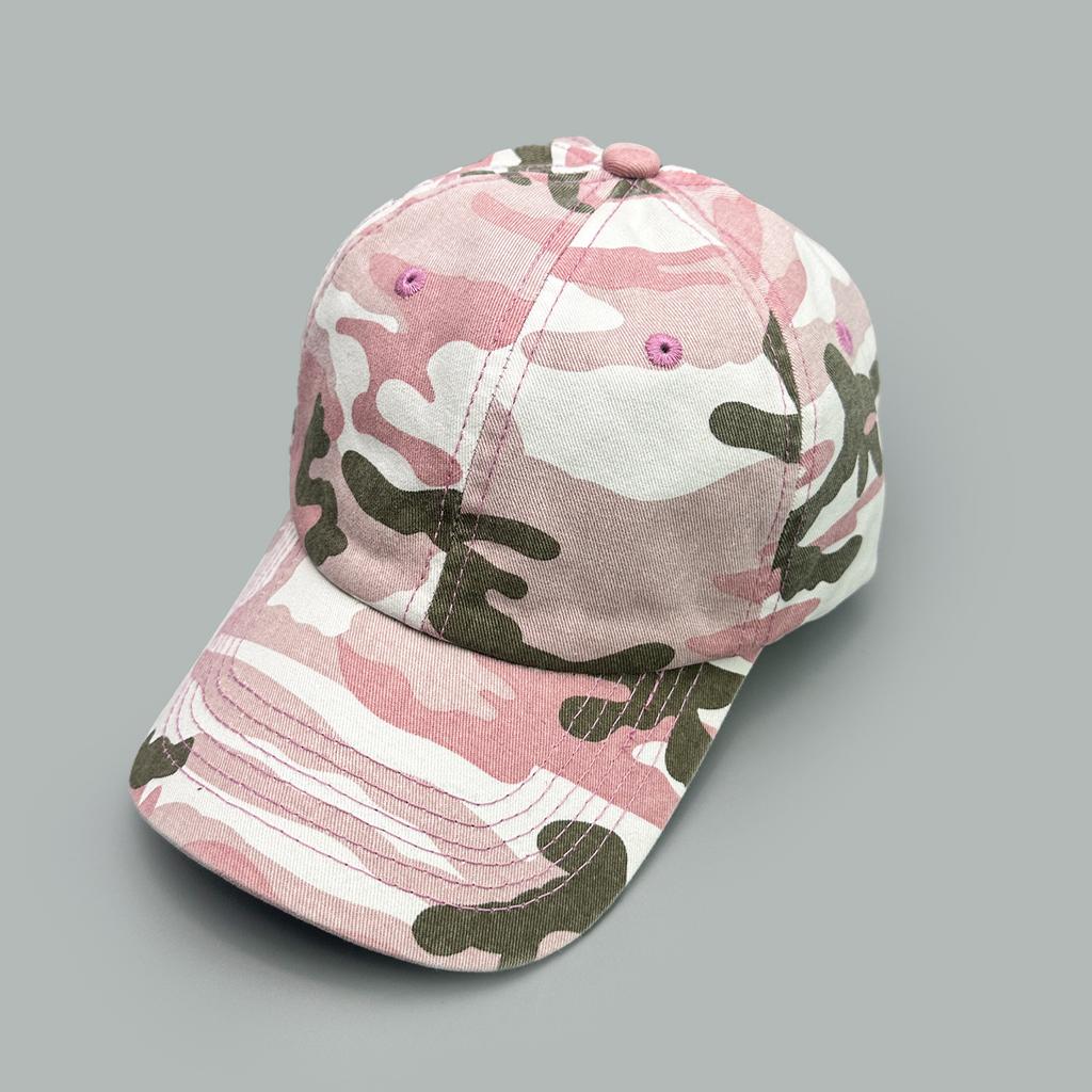Amerikanische Retro Camouflage Baseballkappe für Herren und Damen Sonnenschutz Outdoor Taktisch Weiches Oberteil Retro Gewaschene Kappe