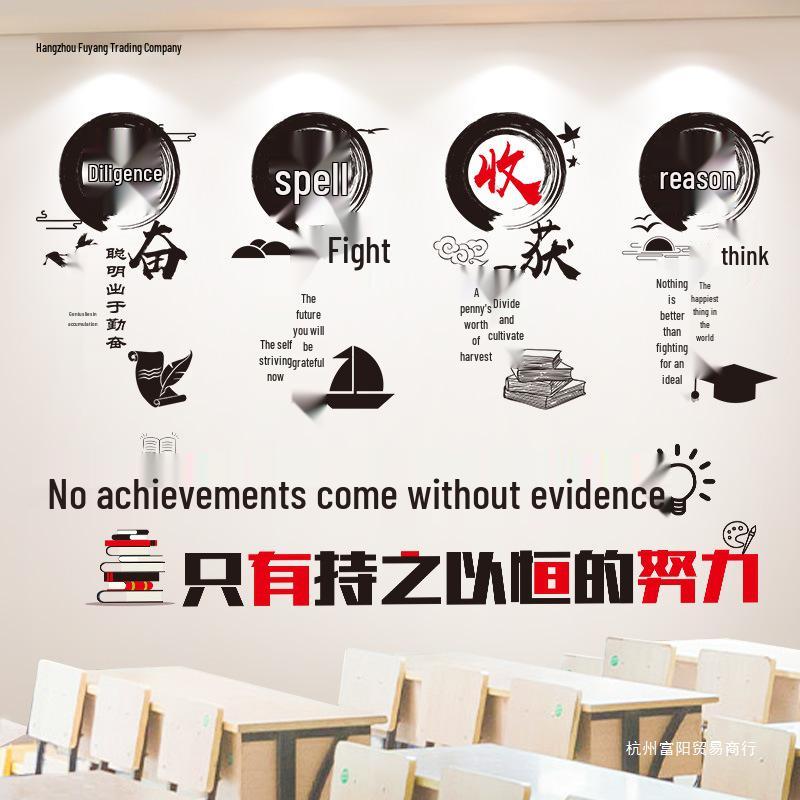 Inspirational Quotes Wall Stickers for Classroom and Office Decor