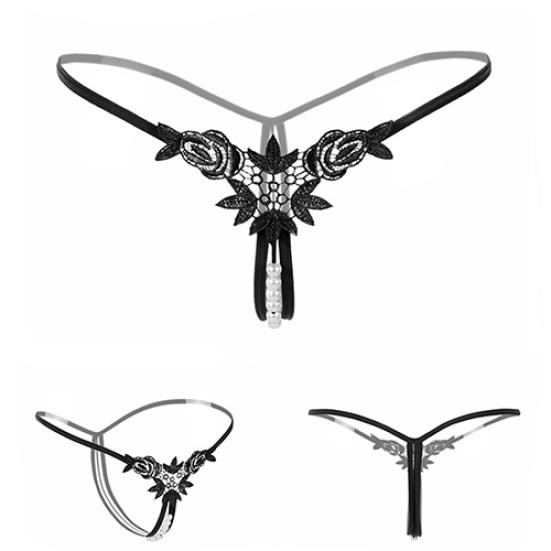 Frauen Sexy Tangas Strap G-string V-string Höschen Spitze Blume Unterwäsche Slips