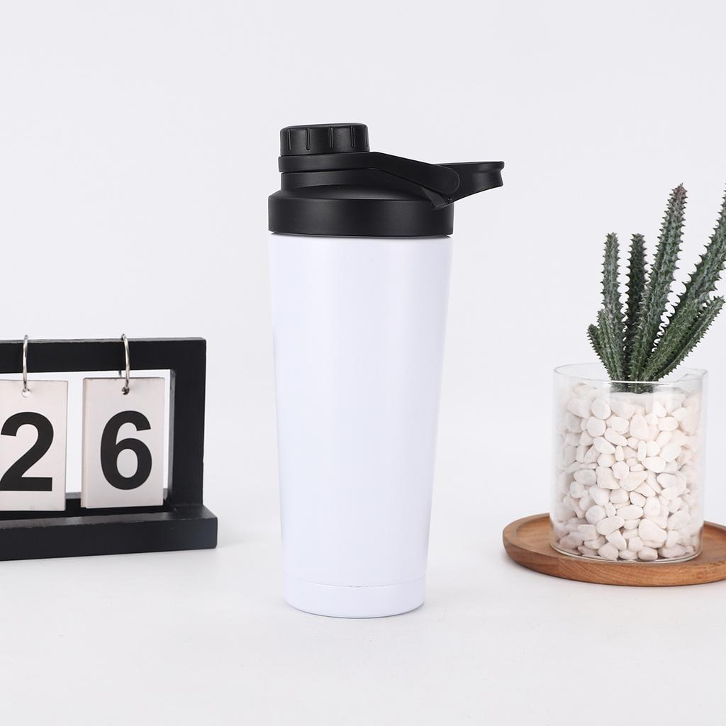 Edelstahl Shaker Cup Verschluss Abdeckung Typ Thermos Tasse Outdoor Große Kapazität Fitness Wasser Tasse