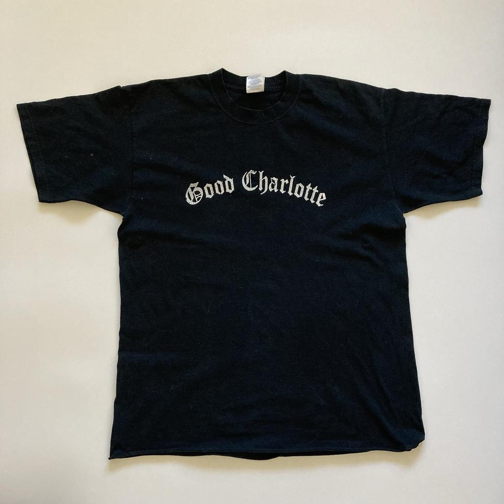 Vintage 00s Y2k Good Charlotte Pop Punk Rock Band Tee Size Large
