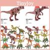 High Quality Abs Jurassic Dinosaur Model Set Features Poseable Figures And Details