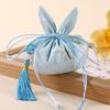 Rabbit Scented Sachets Tassel Pendant Coin Purse - Mid-Autumn Hanfu Embroidered Brocade Pouch