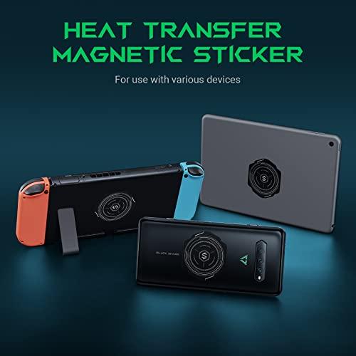 Black Shark Peltier Smartphone Cooling Fan, Magnetic, 20W High-Power Smartphone Cooling Fan, 3-Second Rapid Cooling, Quiet, App Controlled, RGB Light