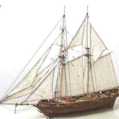 Excras Wooden Sailing Ship Model, DIY Wooden Sailing Ship Kit, Sailing Ship Model, Handmade Model Decoration