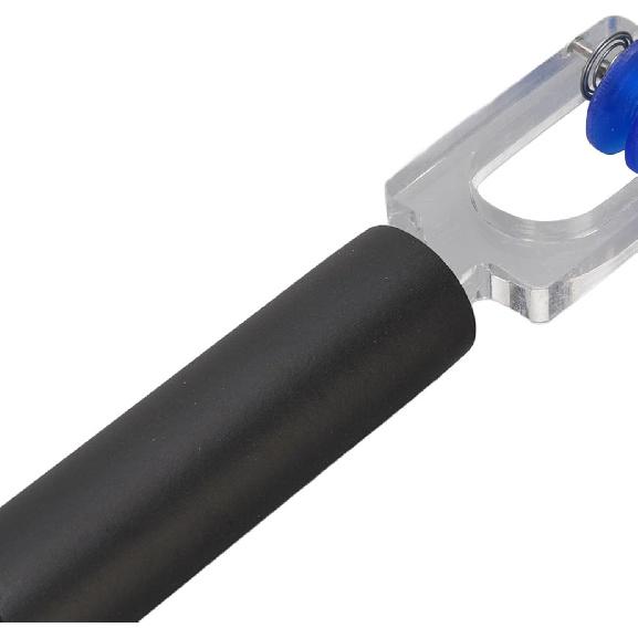 Glass Foil Burnisher, Wear Proof Dual Spring Roller Foil Crimper Burnisher, Aluminum Foil Crimper Cleaning and Polishing Tool with Compact Design,