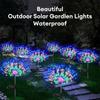 8PCS LED Solar Firework Lamp Outdoor Garden Decor Pathway Fairy Lights Waterproof Christmas Yard Balcony Patio Lawn Solar Light