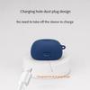 For JBL Tune 245NC Silicone Case with Anti Lost Buckle Bluetooth-Compatible Earphones Protective Cover