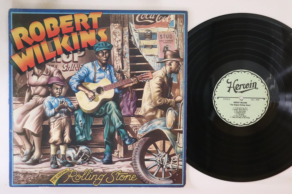 LP Record ROBERT WILKINS  Original Rolling Stone H215 HERWIN 1980 US Blues Used