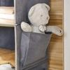 1Pcs Foldable  Closet Organizer 6-Shelf Storage Rack with 2 Hooks - for Shoes Caps Clothes Pants Space Saving Closet Organizer