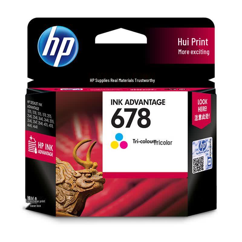 HP 678 Original Color Ink Cartridge