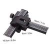 Elerose Macro Focus Rail, 4-Way Macro Focus Rail Slider with 1/4" Mounting Screw for Close-Up Photography