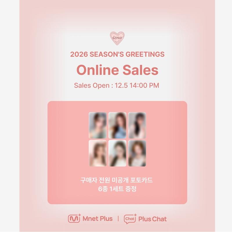

[Pre-order] izna 2026 SEASON’S GREETINGS [365 Knots] (Online Benefit) POB MNET PLUS