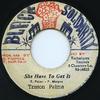 7inch Record TRISTON PALMA  She Have To Get It NONE Black Solidarit Jamaica Reggae Ska  Dub Used