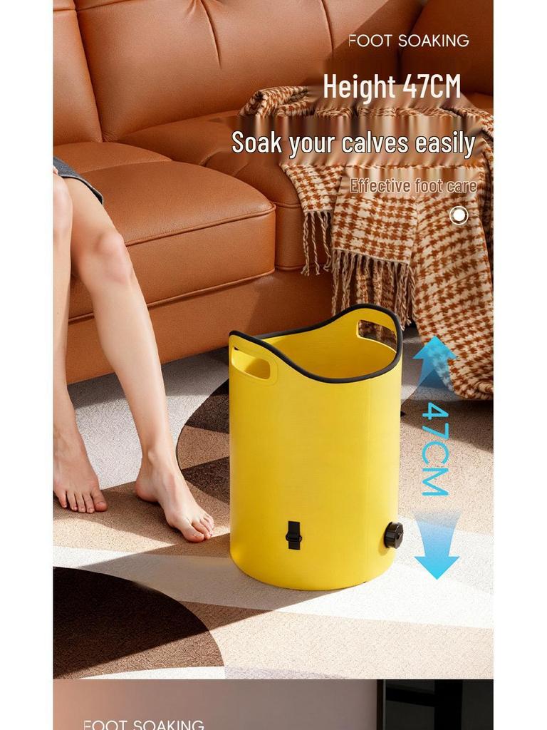 Foldable Large-Capacity Foot Bath Basin with Constant Temperature & Multifunctional Steaming