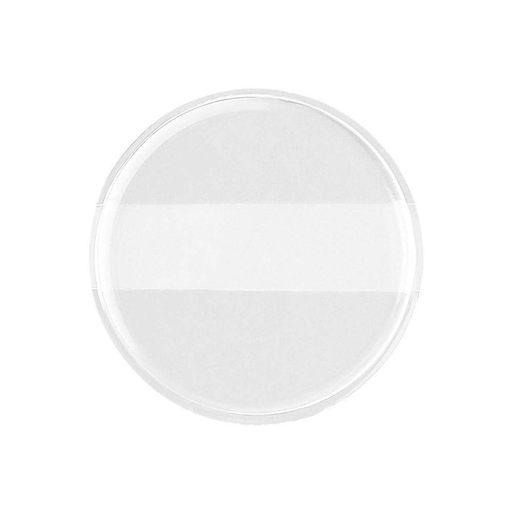 

Прозрачная силиконовая пуховка-спонж для косметической BB-пудры, пудры, съедающей макияж, крема для лица Y5A5 circular-1pcs