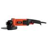 Angle Grinder, 177.8mm Electric Grinder Power Tool, 8.2Amps 8500RPM High-Speed Corded Angle Grinders with Adjustable Dust Guard for Metal Grinding,