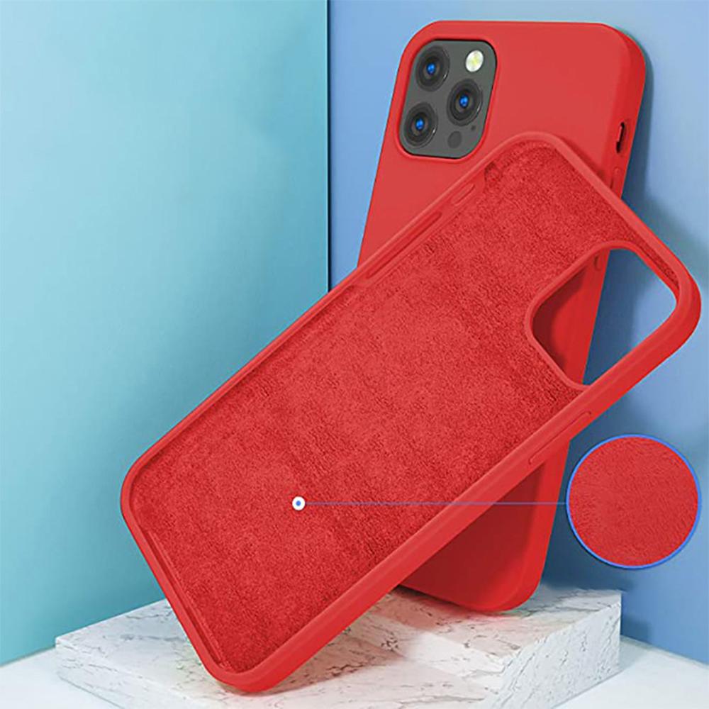 For iPhone 12 Pro Max Compatible with MagSafe Liquid Silicone Phone Back Cover (No Logo)