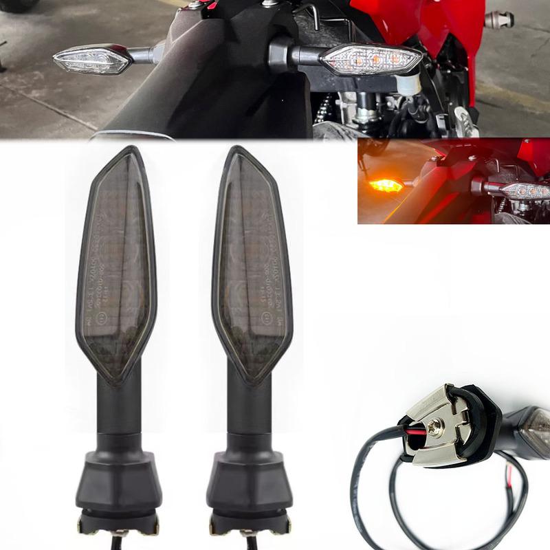 For KAWASAKI Z125 Z300 Z400 Z650 Z750 Z800 Z900 Z1000 Z VERSYS 300 1000 Flashing LED Motorcycle Blinker Lamp Turn Signal Light